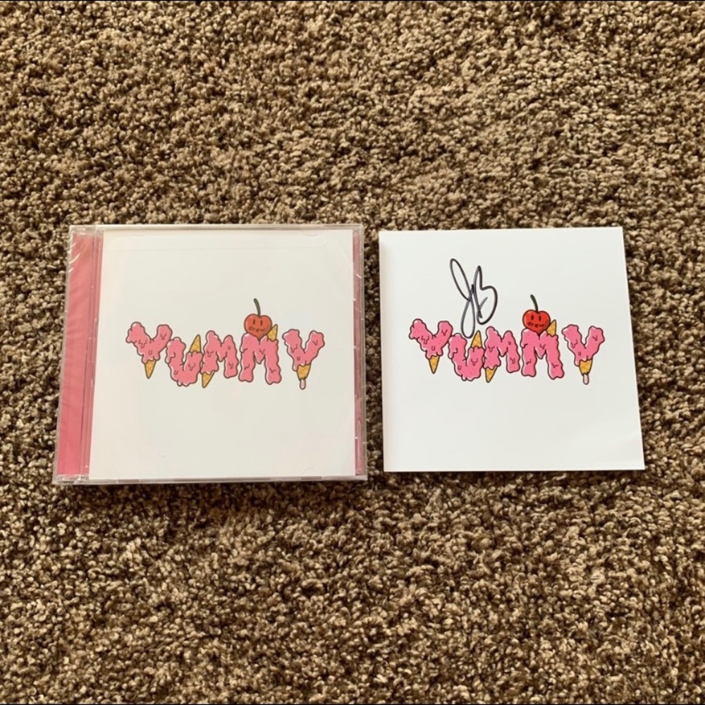 NEW Justin Bieber x Drew House Signed Yummy CD